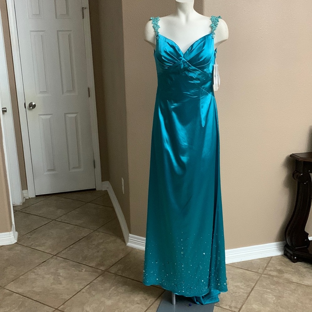 Turquoise gown